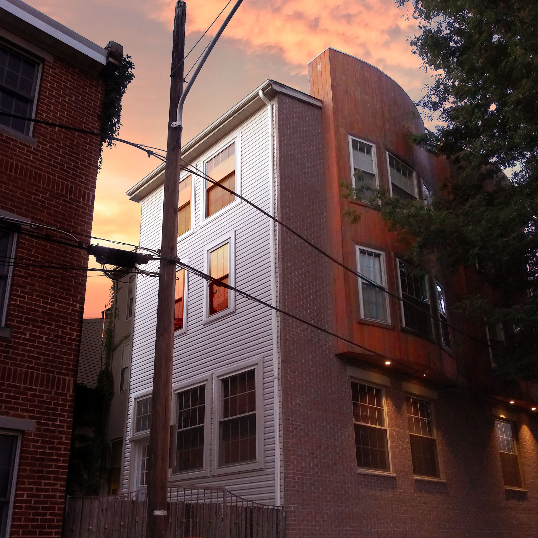 fishtown rowhome vinyl siding after stucco leak repair